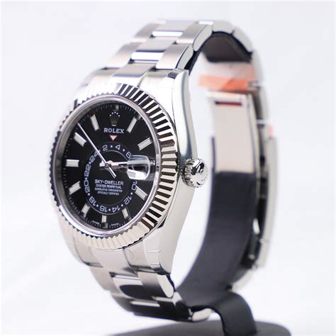 best rolex sky dweller black|rolex sky dweller price uk.